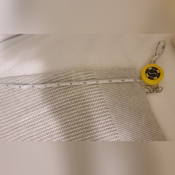 RW&CO. Light Grey Mesh Knit Boat Neck Sweater Size S/P - Picture 7 of 8